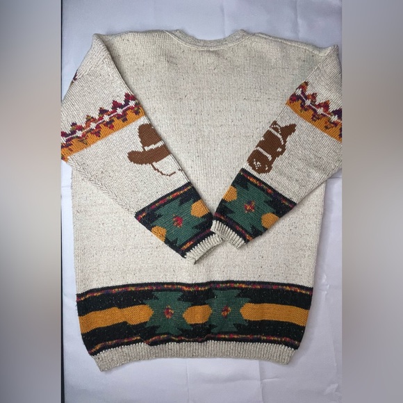 Texas Themed Cardigan Sweater - Multicolor size 1X - Picture 2 of 11